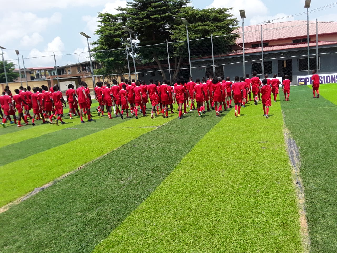 Academy-wide session parade