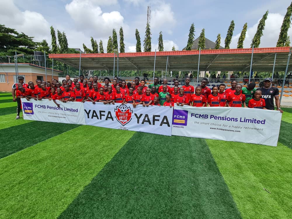 YAFA players competing in a match